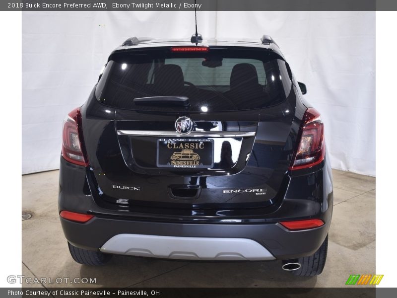Ebony Twilight Metallic / Ebony 2018 Buick Encore Preferred AWD
