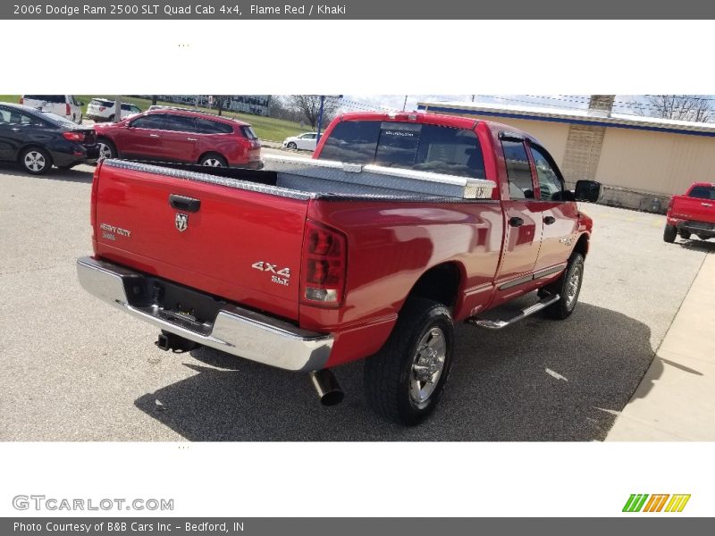 Flame Red / Khaki 2006 Dodge Ram 2500 SLT Quad Cab 4x4