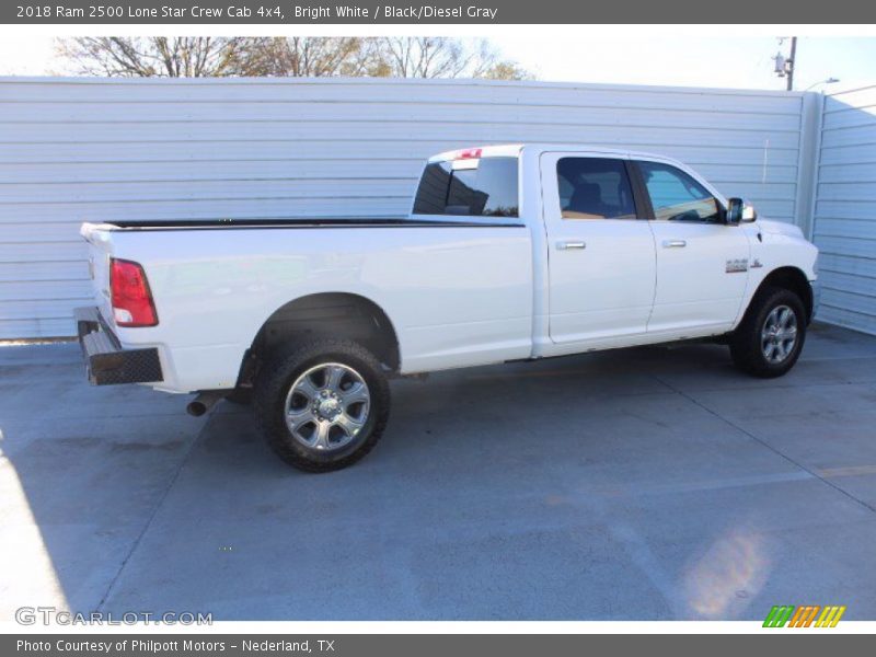 Bright White / Black/Diesel Gray 2018 Ram 2500 Lone Star Crew Cab 4x4