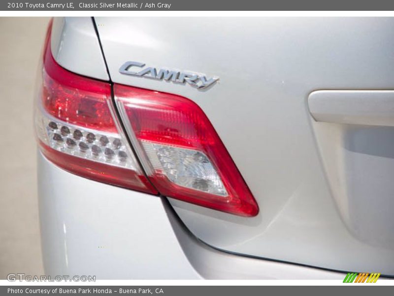 Classic Silver Metallic / Ash Gray 2010 Toyota Camry LE