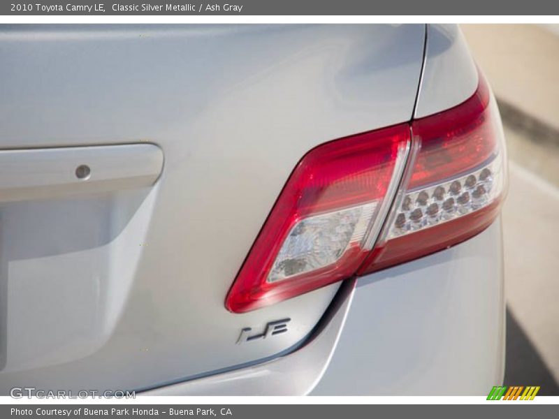 Classic Silver Metallic / Ash Gray 2010 Toyota Camry LE