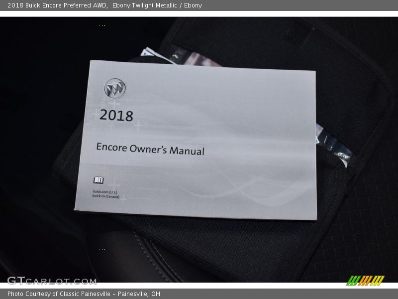 Ebony Twilight Metallic / Ebony 2018 Buick Encore Preferred AWD