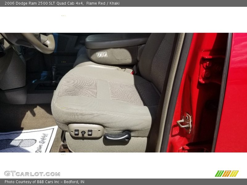 Flame Red / Khaki 2006 Dodge Ram 2500 SLT Quad Cab 4x4