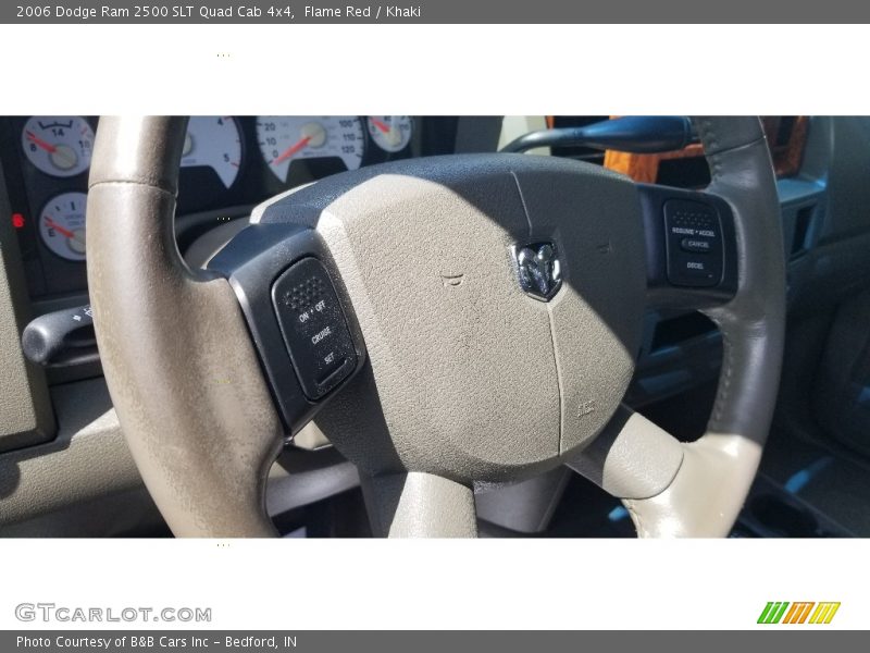 Flame Red / Khaki 2006 Dodge Ram 2500 SLT Quad Cab 4x4