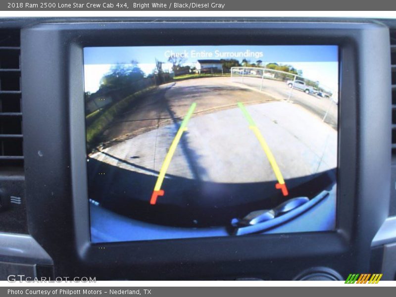Bright White / Black/Diesel Gray 2018 Ram 2500 Lone Star Crew Cab 4x4