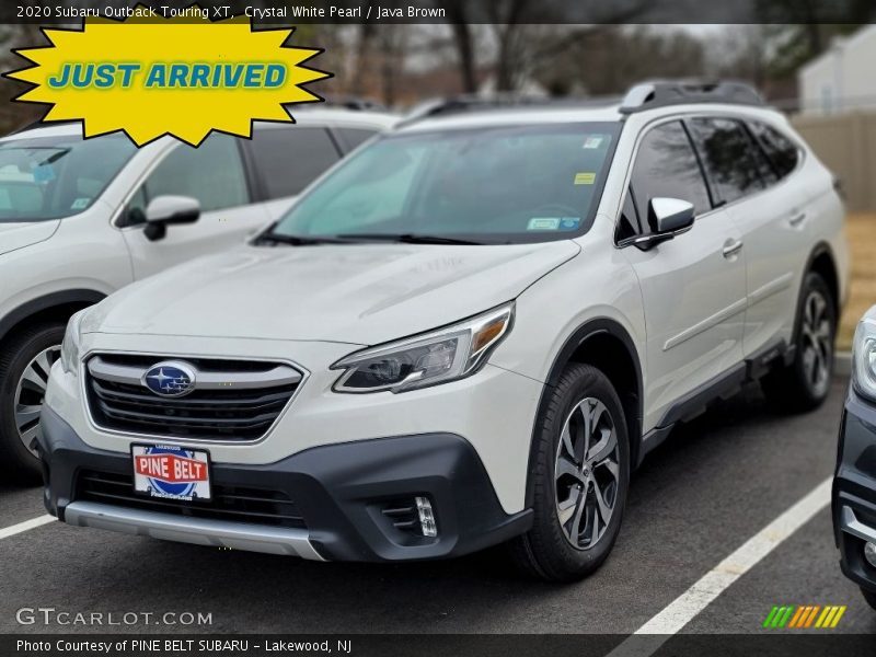 Crystal White Pearl / Java Brown 2020 Subaru Outback Touring XT