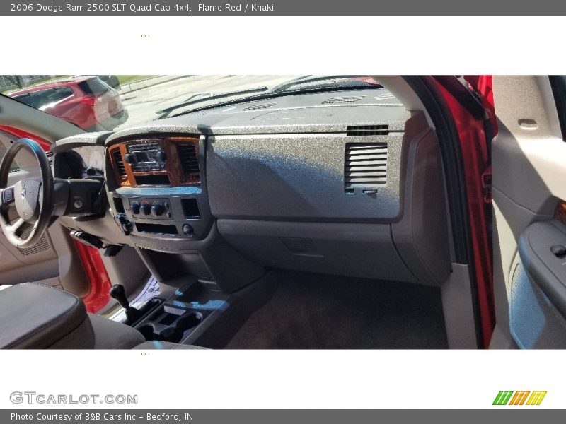 Flame Red / Khaki 2006 Dodge Ram 2500 SLT Quad Cab 4x4