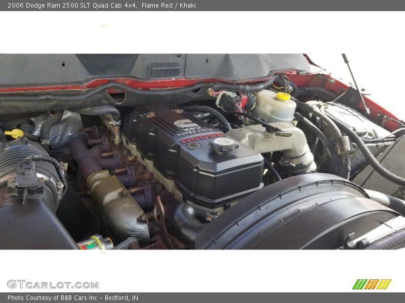 Flame Red / Khaki 2006 Dodge Ram 2500 SLT Quad Cab 4x4