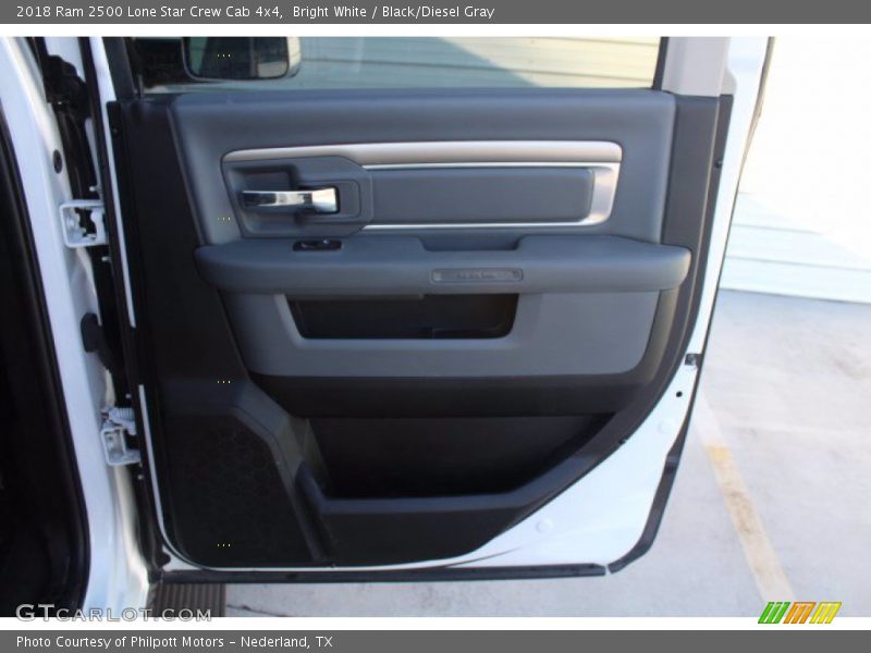 Bright White / Black/Diesel Gray 2018 Ram 2500 Lone Star Crew Cab 4x4