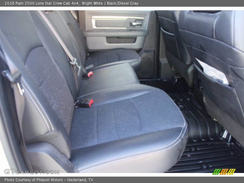 Bright White / Black/Diesel Gray 2018 Ram 2500 Lone Star Crew Cab 4x4