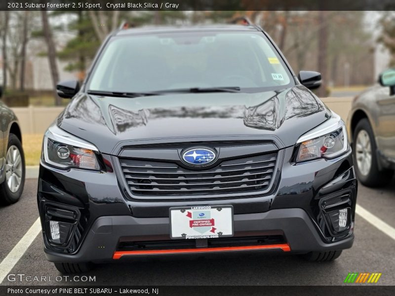 Crystal Black Silica / Gray 2021 Subaru Forester 2.5i Sport