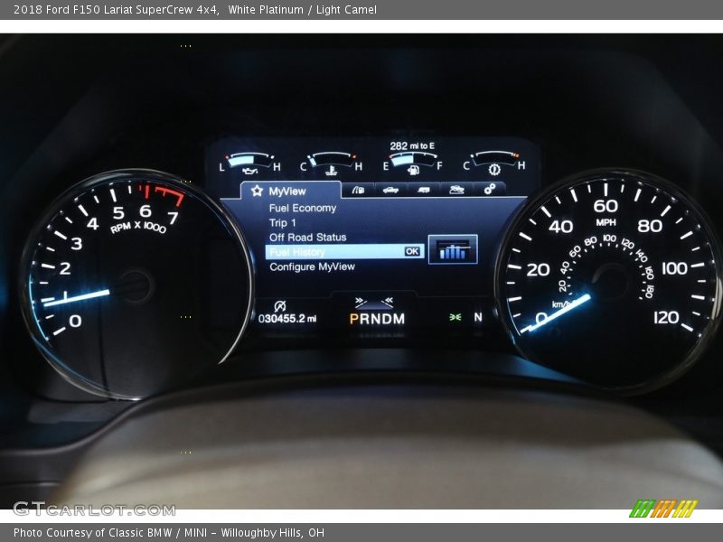 White Platinum / Light Camel 2018 Ford F150 Lariat SuperCrew 4x4