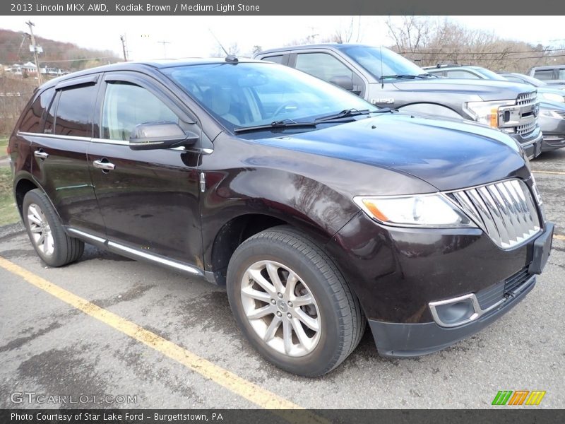 Kodiak Brown / Medium Light Stone 2013 Lincoln MKX AWD
