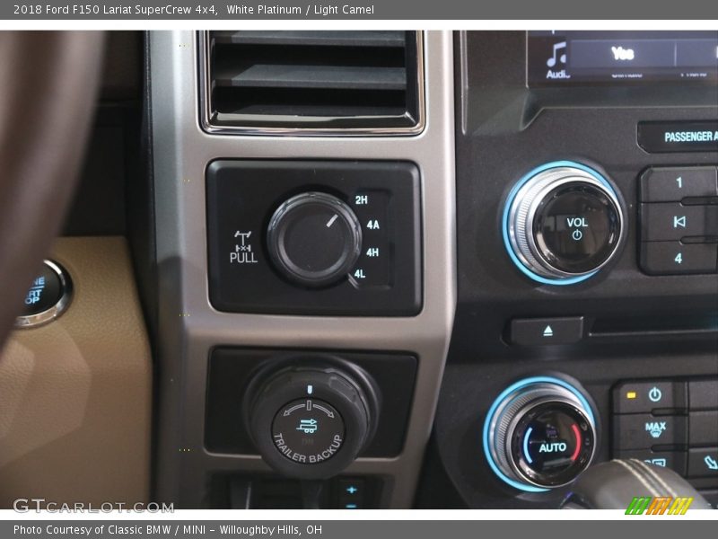 White Platinum / Light Camel 2018 Ford F150 Lariat SuperCrew 4x4