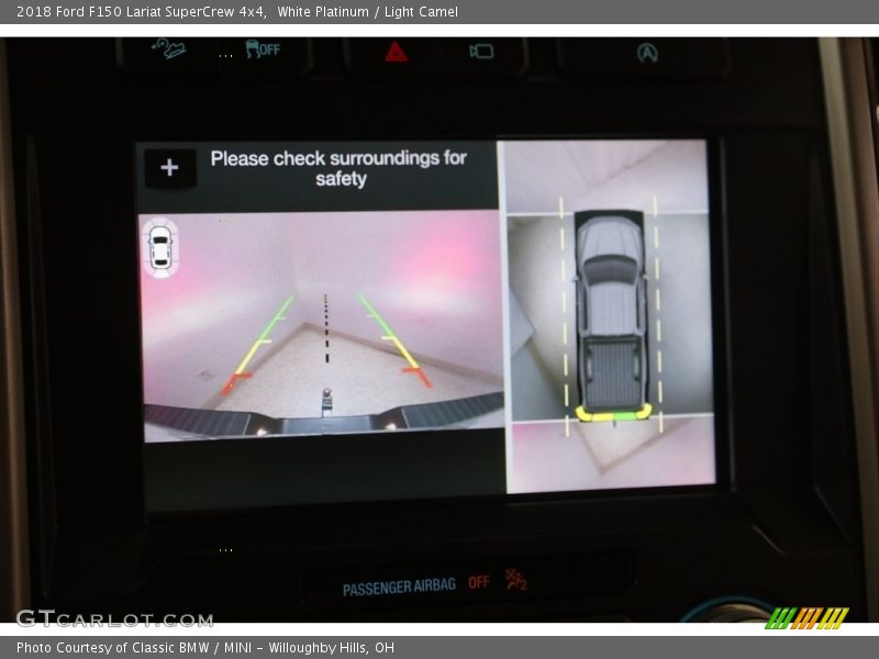 White Platinum / Light Camel 2018 Ford F150 Lariat SuperCrew 4x4