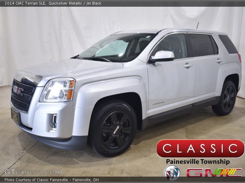 Quicksilver Metallic / Jet Black 2014 GMC Terrain SLE