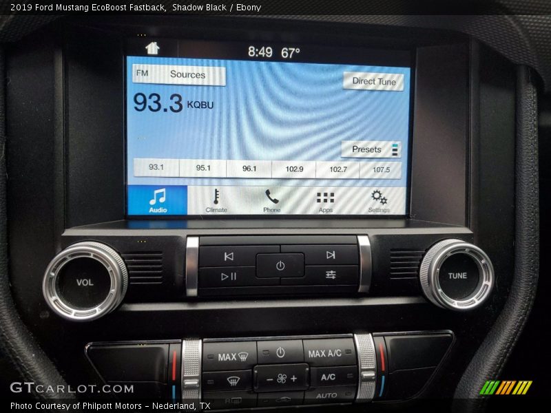 Shadow Black / Ebony 2019 Ford Mustang EcoBoost Fastback
