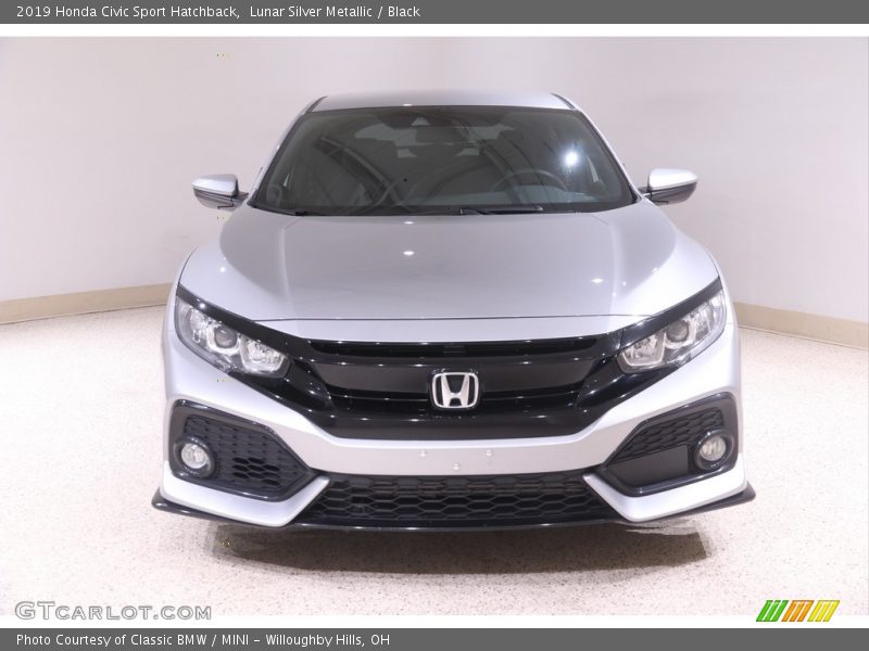 Lunar Silver Metallic / Black 2019 Honda Civic Sport Hatchback