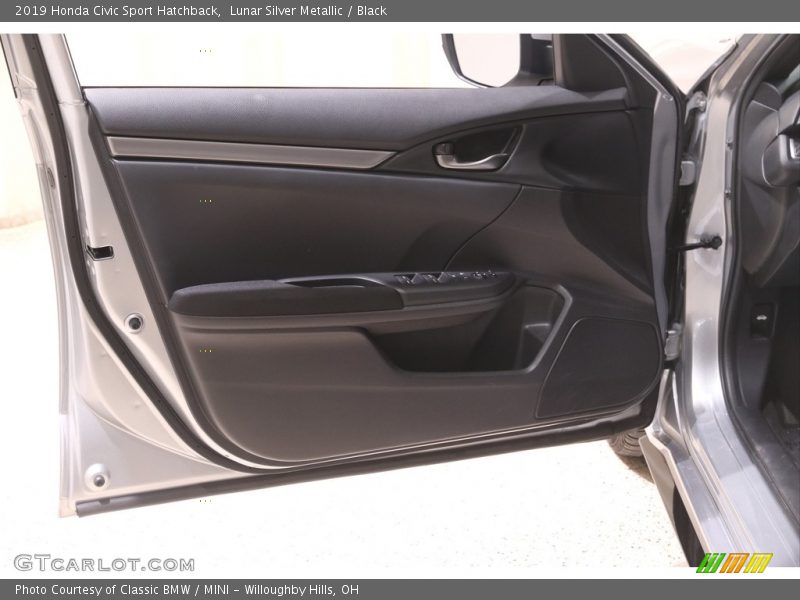 Lunar Silver Metallic / Black 2019 Honda Civic Sport Hatchback