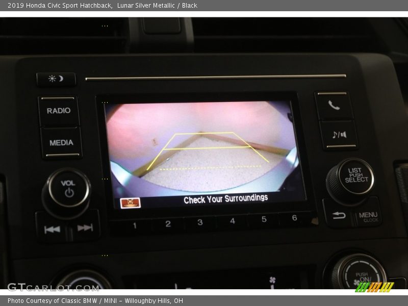 Lunar Silver Metallic / Black 2019 Honda Civic Sport Hatchback