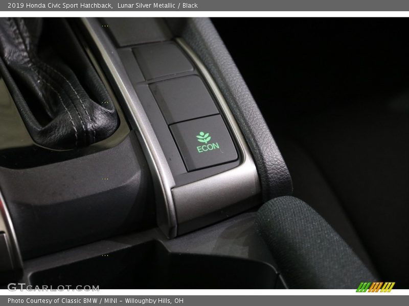 Lunar Silver Metallic / Black 2019 Honda Civic Sport Hatchback