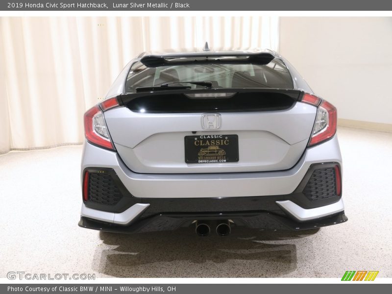 Lunar Silver Metallic / Black 2019 Honda Civic Sport Hatchback