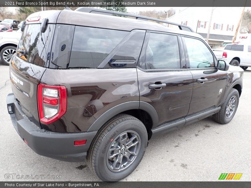 Kodiak Brown Metallic / Medium Dark Slate 2021 Ford Bronco Sport Big Bend 4x4