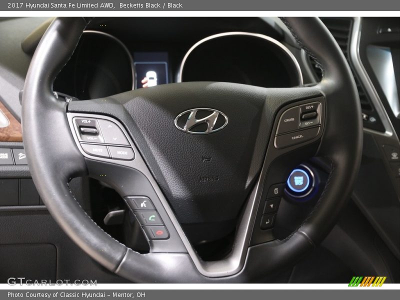Becketts Black / Black 2017 Hyundai Santa Fe Limited AWD