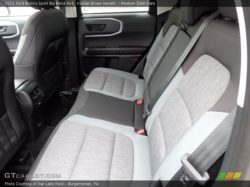 Rear Seat of 2021 Bronco Sport Big Bend 4x4