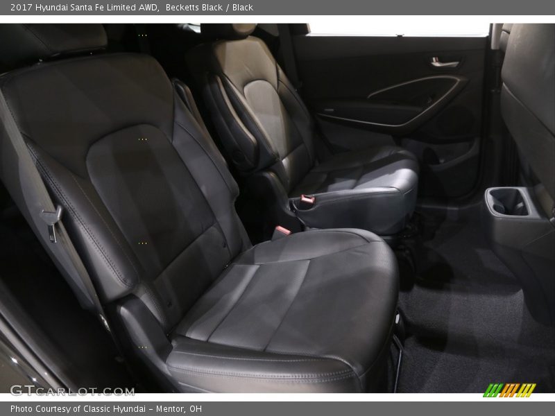 Becketts Black / Black 2017 Hyundai Santa Fe Limited AWD