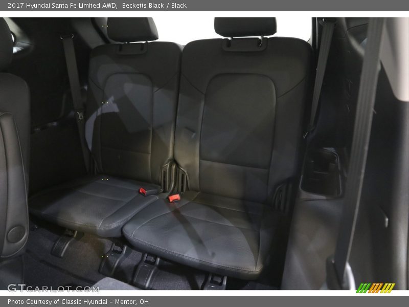 Becketts Black / Black 2017 Hyundai Santa Fe Limited AWD