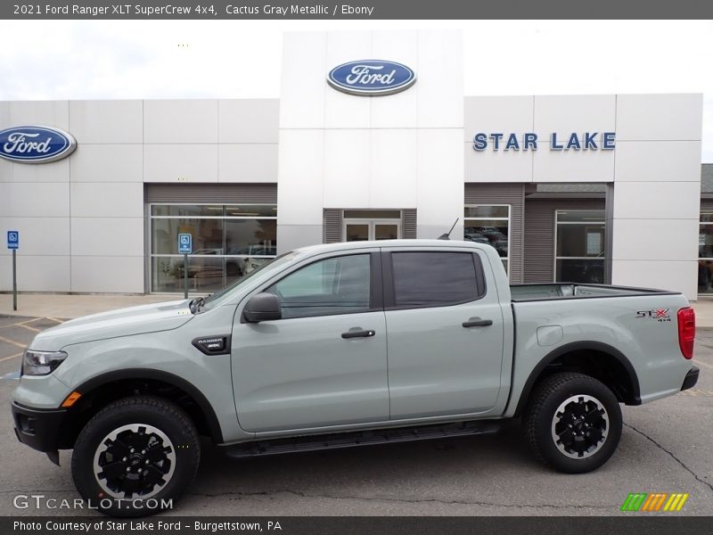 Cactus Gray Metallic / Ebony 2021 Ford Ranger XLT SuperCrew 4x4