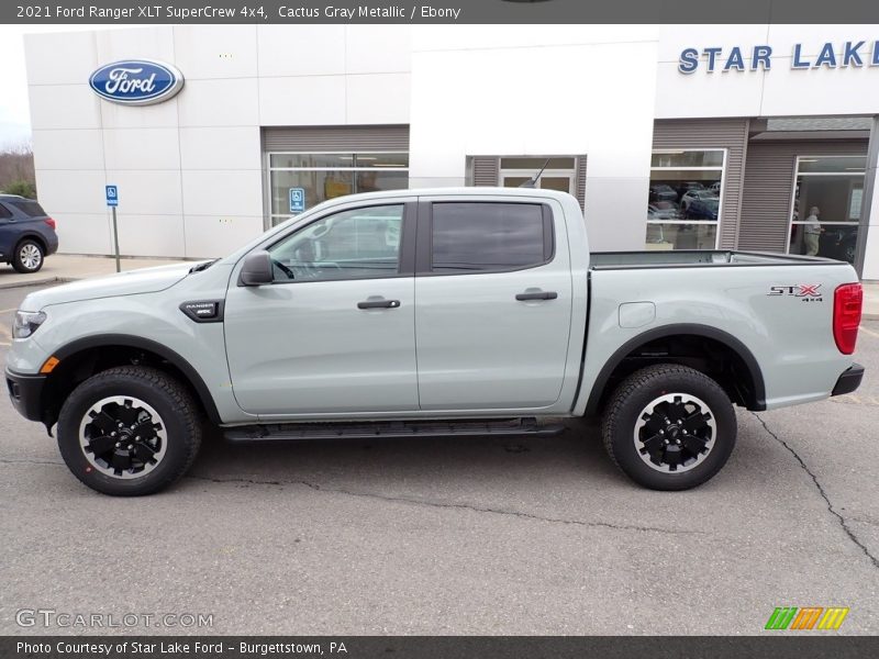 Cactus Gray Metallic / Ebony 2021 Ford Ranger XLT SuperCrew 4x4