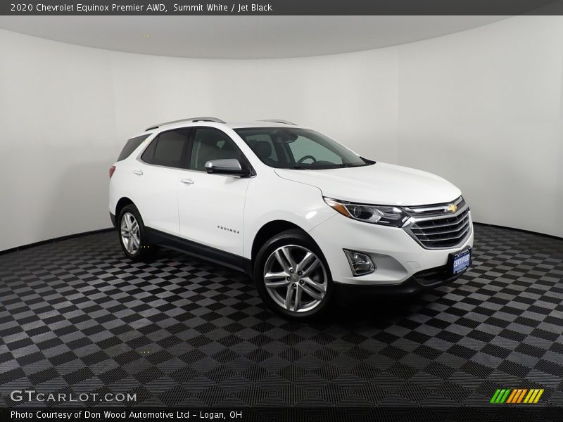 Summit White / Jet Black 2020 Chevrolet Equinox Premier AWD