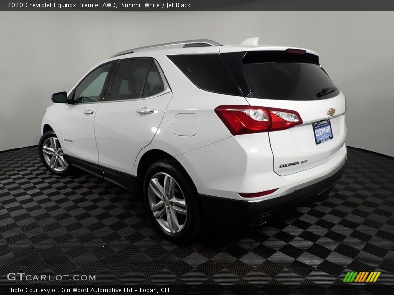 Summit White / Jet Black 2020 Chevrolet Equinox Premier AWD