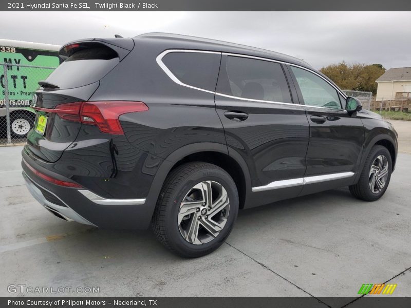 Twilight Black / Black 2021 Hyundai Santa Fe SEL