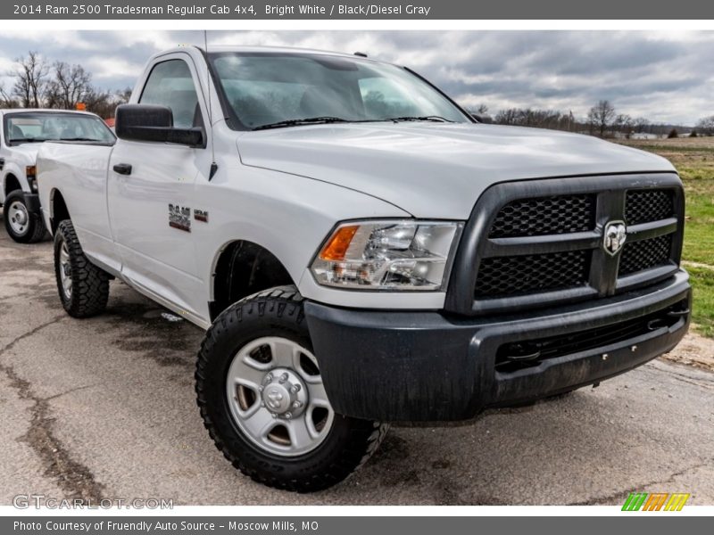 Bright White / Black/Diesel Gray 2014 Ram 2500 Tradesman Regular Cab 4x4