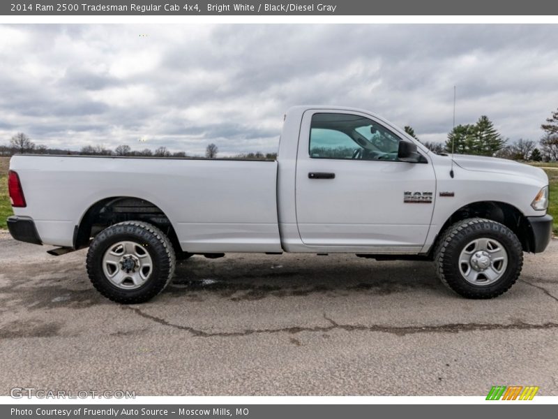 Bright White / Black/Diesel Gray 2014 Ram 2500 Tradesman Regular Cab 4x4