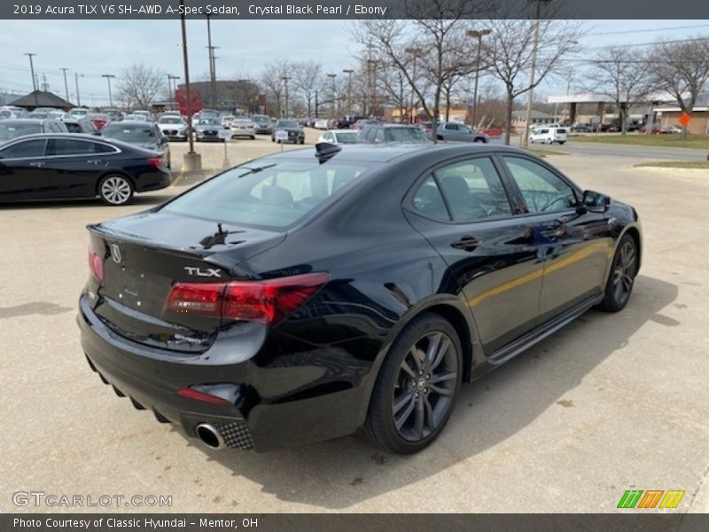 Crystal Black Pearl / Ebony 2019 Acura TLX V6 SH-AWD A-Spec Sedan
