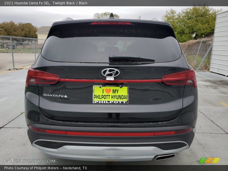 Twilight Black / Black 2021 Hyundai Santa Fe SEL