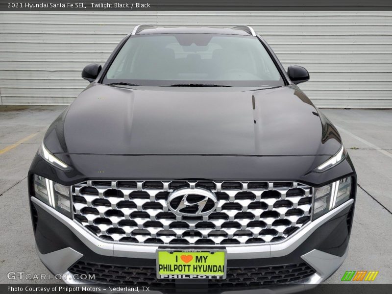 Twilight Black / Black 2021 Hyundai Santa Fe SEL