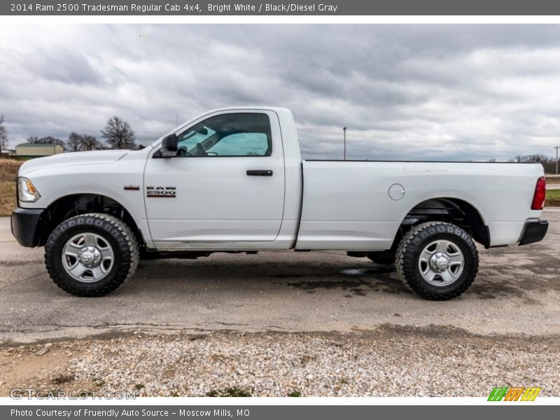 Bright White / Black/Diesel Gray 2014 Ram 2500 Tradesman Regular Cab 4x4