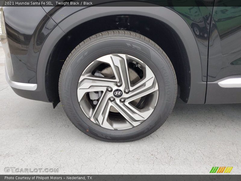 Twilight Black / Black 2021 Hyundai Santa Fe SEL