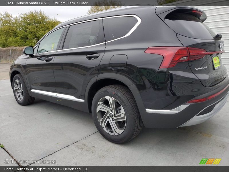 Twilight Black / Black 2021 Hyundai Santa Fe SEL