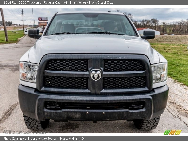 Bright White / Black/Diesel Gray 2014 Ram 2500 Tradesman Regular Cab 4x4