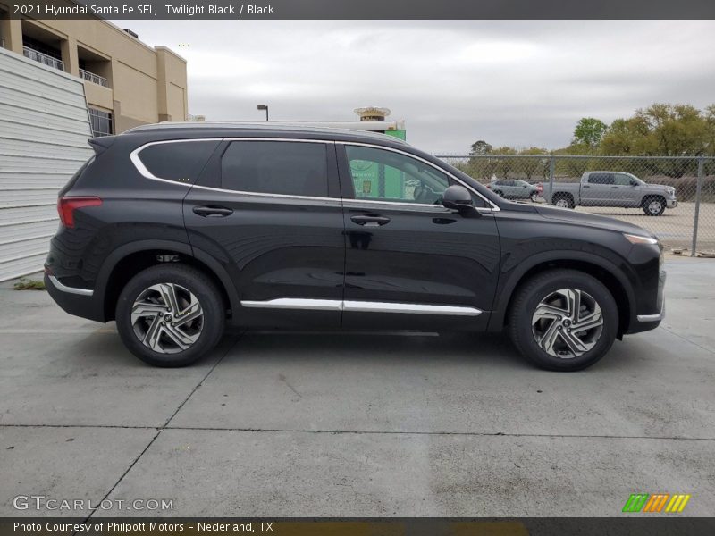 Twilight Black / Black 2021 Hyundai Santa Fe SEL