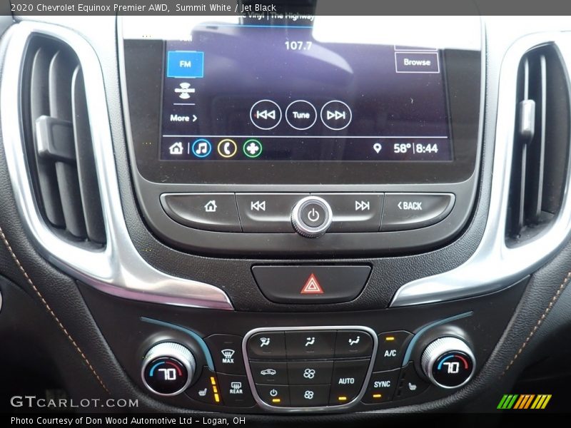 Summit White / Jet Black 2020 Chevrolet Equinox Premier AWD