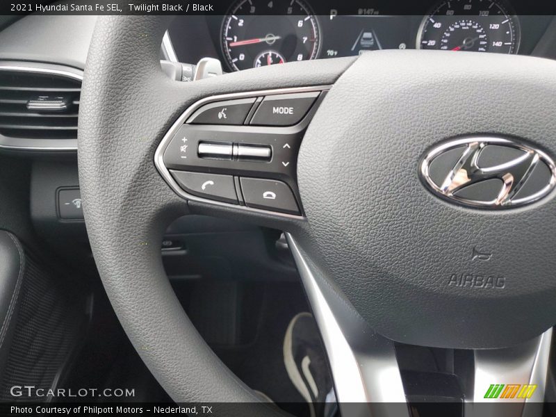 Twilight Black / Black 2021 Hyundai Santa Fe SEL