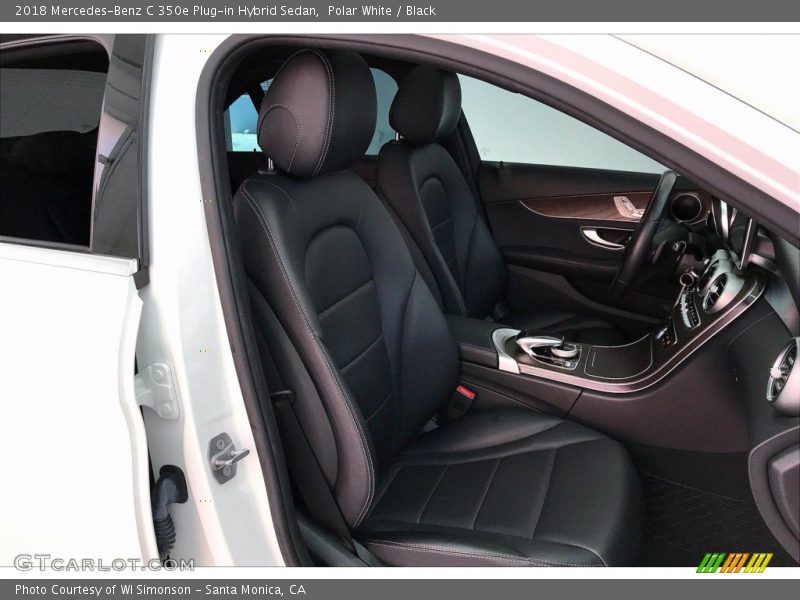 Polar White / Black 2018 Mercedes-Benz C 350e Plug-in Hybrid Sedan
