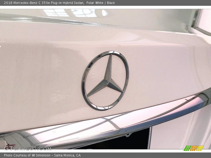 Polar White / Black 2018 Mercedes-Benz C 350e Plug-in Hybrid Sedan